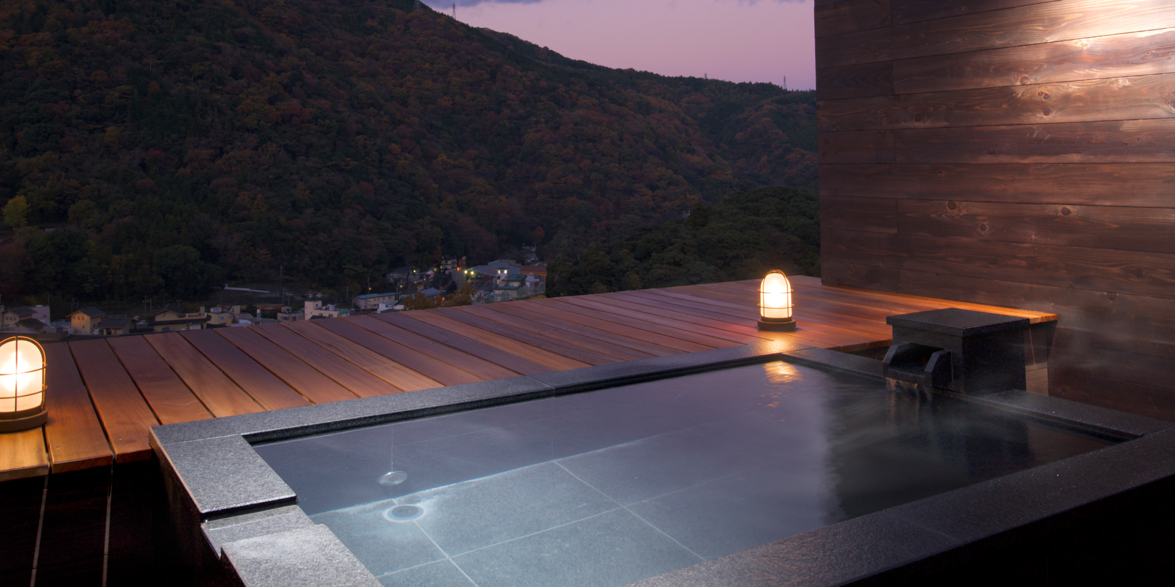 View open-air bath